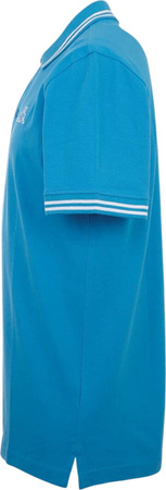 Koszulka męska polo Kappa Aleot niebieska 709361 17-4435