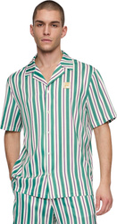 Koszula męska Fila Lastro zielono-kremowa FAM0926 13382