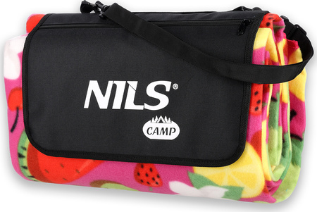 Koc piknikowy owoce 200x200 pe alu Nils camp nc2223