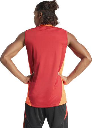 Koszulka męska adidas Tiro 24 Competition Training Sleeveless Jersey czerwona IR5474