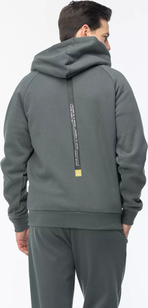 Męska bluza z kapturem rozpinana mikropolar bawełniana Elbrus Frane rozmiar M