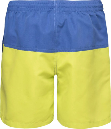 Spodenki szorty kąpielówki dziecięce Aquawave Drakon Jr granatowo-limonkowe rozmiar 158