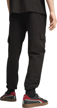 Spodnie męskie Puma ESS No.1 Logo Cargo czarne 682661 01