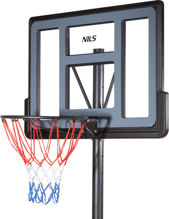 Kosz do koszykówki regulowany wolnostojący Nils ZDK321 czarny