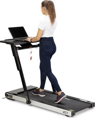 Bieżnia elektryczna z biurkiem Hms LOOP12 Multi Czarna