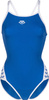 Damski Strój Kąpielowy Women's Arena Icons Super Fly Back Solid  royal-white rozmiar 34