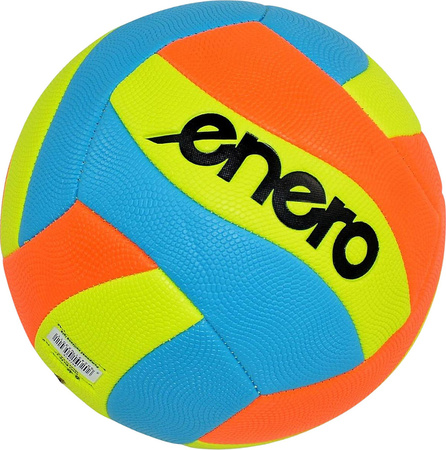 Piłka siatkowa plażowa Enero Fancy niebiesko-żółto-pomarańczowa 1053011