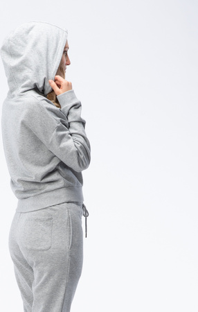 Damska bluza bawełniana z kapturem Iguana Iara W rozmiar M