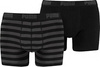 Bokserki męskie Puma Stripe 1515 Boxer 2P czarne 907433 03/591015001 200