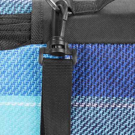 Koc piknikowy plażowa mata Spokey Picnic Flannel niebieski 150 x 180cm 839636