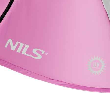 Namiot plażowy samorozkładający Nils nc3043 różowy