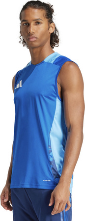 Koszulka męska adidas Tiro 24 Competition Training Sleeveless Jersey niebieska IR5475