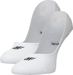 Skarpety damskie 4F F472 2 pak białe 4FWMM00USOCF472 10S