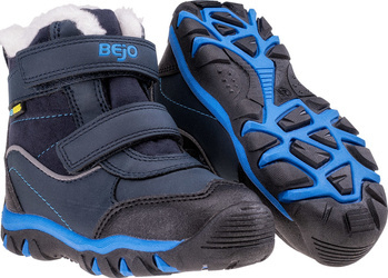 Dziecięce buty zimowe Bejo Baisy Mid Wp Kdb granatowe rozmiar 24