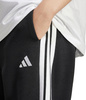 Spodnie damskie adidas Essentials 3-Stripes Fleece Loose-Fit czarne JE1276