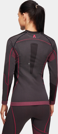 Bielizna termoaktywna damska Alpinus Tactical Mora Set grafitowo-różowa SI8925 - SI8928