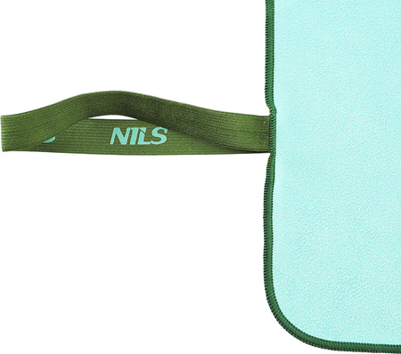 Ręcznik turystyczny z mikrofibry szybkoschnący Nils NCR13 zielony 200x90 cm