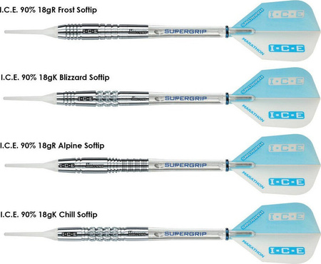 Rzutki Harrows ICE 90% Softip