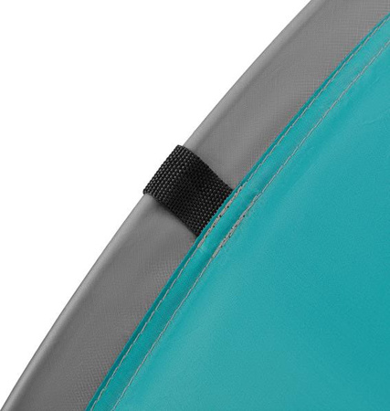 Namiot kempingowy turystyczny samorozkładający Nils camp NC3743 szaro-turkusowy 220x120x95cm