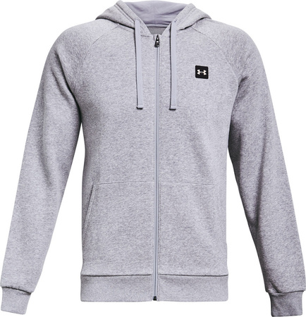 Bluza męska Under Armour Rival Fleece FZ Hoodie jasnoszara 1357111 011