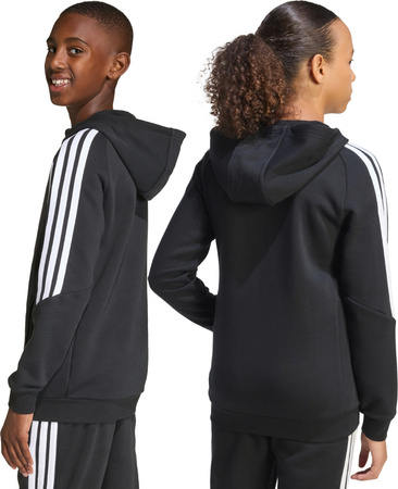 Bluza dla dzieci adidas Tiro 26 League Sweat Full Zip Hoodie czarna KF3324