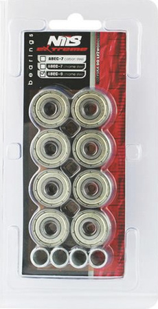 Łożyska ABEC-9 carbon Nils Extreme 8 sztuk