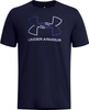 Koszulka męska Under Armour GL Foundation Uodate SS granatowa 1382915 410