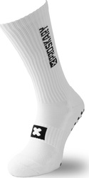 Skarpety treningowe piłkarskie antypoślizgowe Proskary senior białe