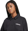 Bluza damska adidas Essentials Linear Polo czarna JM1946