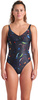 Damski Strój Kąpielowy Women's Arena Abyss Swimsuit U Back  dress blues rozmiar 40