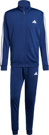Dres męski adidas Sportswear Basic 3-Stripes niebieski JI8859