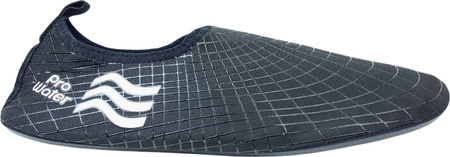 Buty do wody plażowe koralowce ProWater czarne PRO-24-48-054M