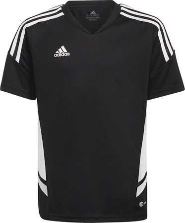 Koszulka dla dzieci adidas Condivo 22 Jersey czarno-biała HA6278
