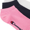 Skarpety Champion 3 pary Sneaker Socks różowe, czarne, białe U20100 PS009