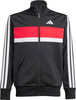 Dres dla dzieci adidas Seasonal Essentials Tiberio 3-Stripes czarno-czerwono-biały JC7519