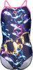 Dziecięcy Strój Kąpielowy Girl's Arena Soap Bubbles Swimsuit Light  dress blues rozmiar 6-7