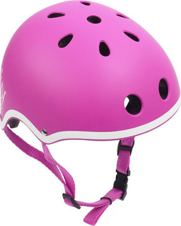 Kask rolki hulajnogę deskorolkę rowerowy dziecięcy SMJ sport F501 różowy