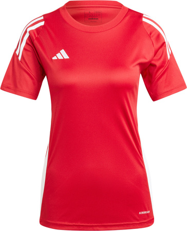 Koszulka damska adidas Tiro 24 Jersey czerwona IS1023