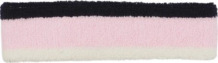 Opaska na głowę Nike Swoosh różowo-czarno-biała N0001544641