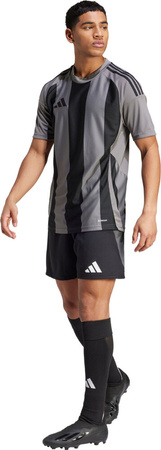 Koszulka męska adidas Striped 24 Jersey szaro-czarna IW2145
