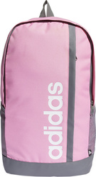 Plecak sportowy szkolny miejski adidas Linear Essentials Logo różowo-szary HM9110