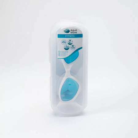 Okularki pływackie Aquawave Helm niebiesko-białe