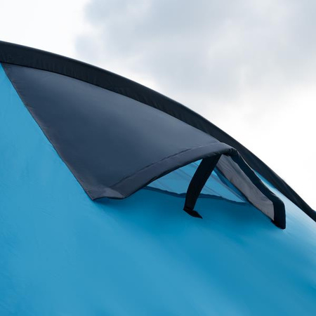 Namiot turystyczny kempingowy voyager Nils camp NC3027 niebieski 4 osobowy 450x260x150cm