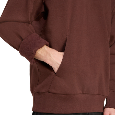 Bluza męska adidas All Szn Fleece brązowa JX5090