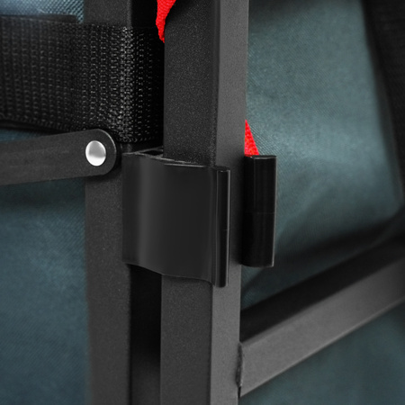 Wózek turystyczny transportowy plażowy do 100kg Nils Camp NC26001 czarny 160 l