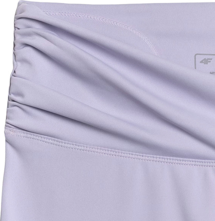 Legginsy damskie 4F FNK F369 jasny fiolet 4FWAW25TFTIF369 34S