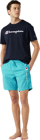Spodenki kąpielowe męskie Champion Beachshort miętowe 219978 BS184
