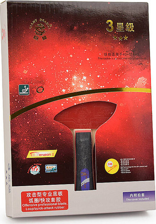 Rakietka do tenisa stołowego ping-ponga Giant Dragon 3★ N8032 pokrowiec