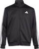 Dres męski adidas Sportswear Basic 3-Stripes French Terry czarny JC5375