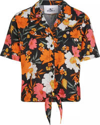 Damska koszulka z krótkim rękawem O'neill CALI BEACH SHIRT black bluemchen rozmiar S